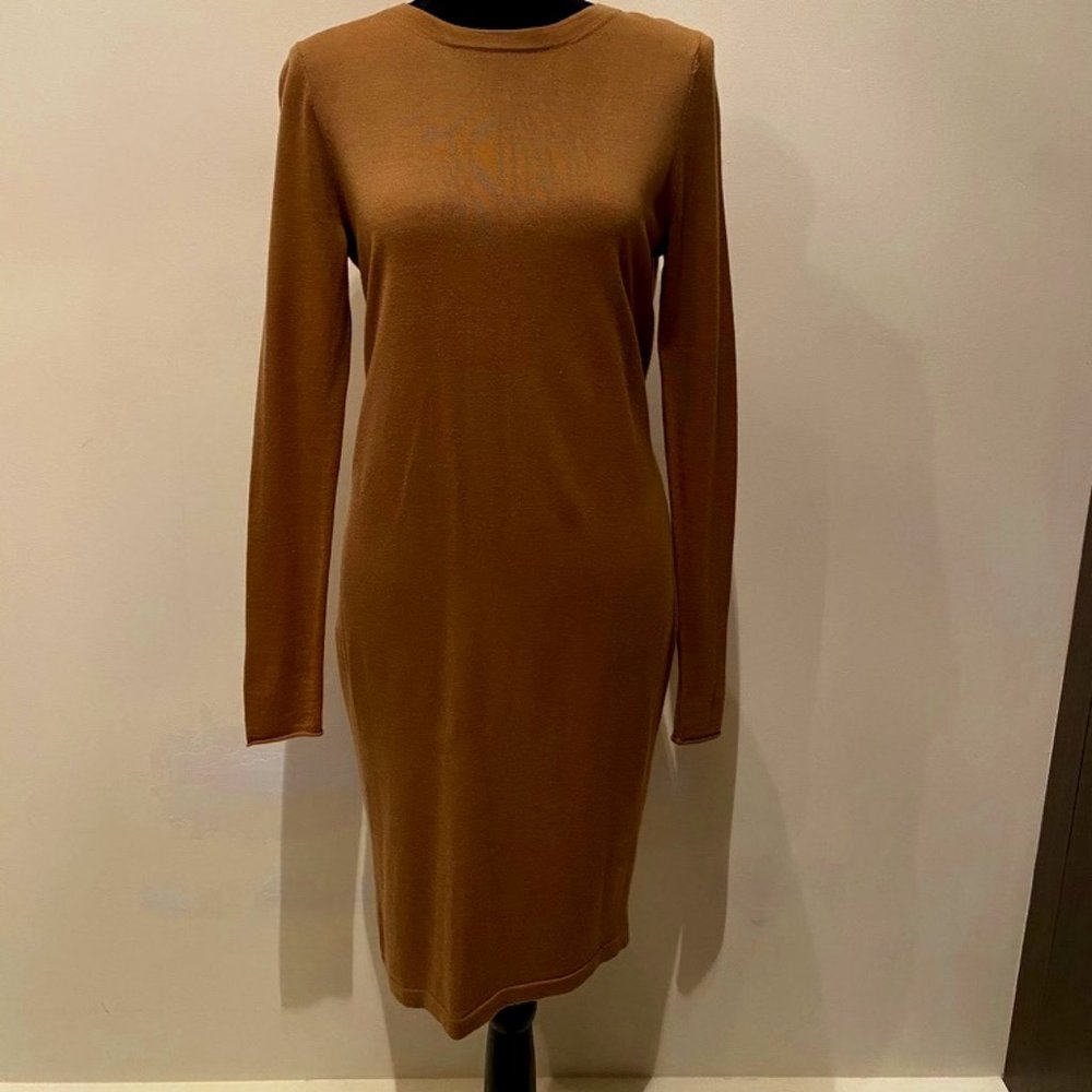 Hoss Intropia Camel Sweater Dress